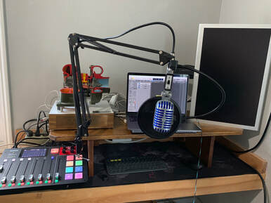 My podcasting studio